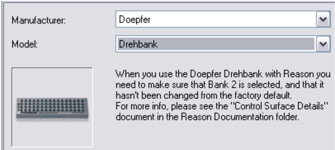 PROPELLERHEAD REASON 3.0 - Ajouter une surface de contrôle ou un clavier - 2