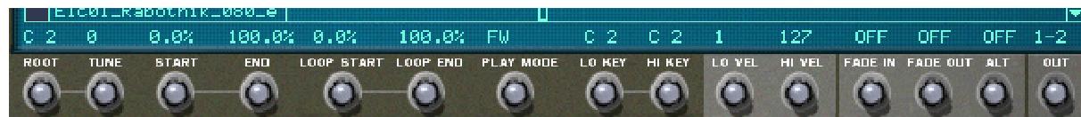 PROPELLERHEAD REASON 3.0 - Paramètres d'échantillons - 1