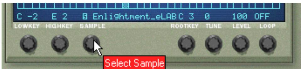 PROPELLERHEAD REASON 3.0 - Si l'échantillon est charge mais n'est pas encore affecté. - 1
