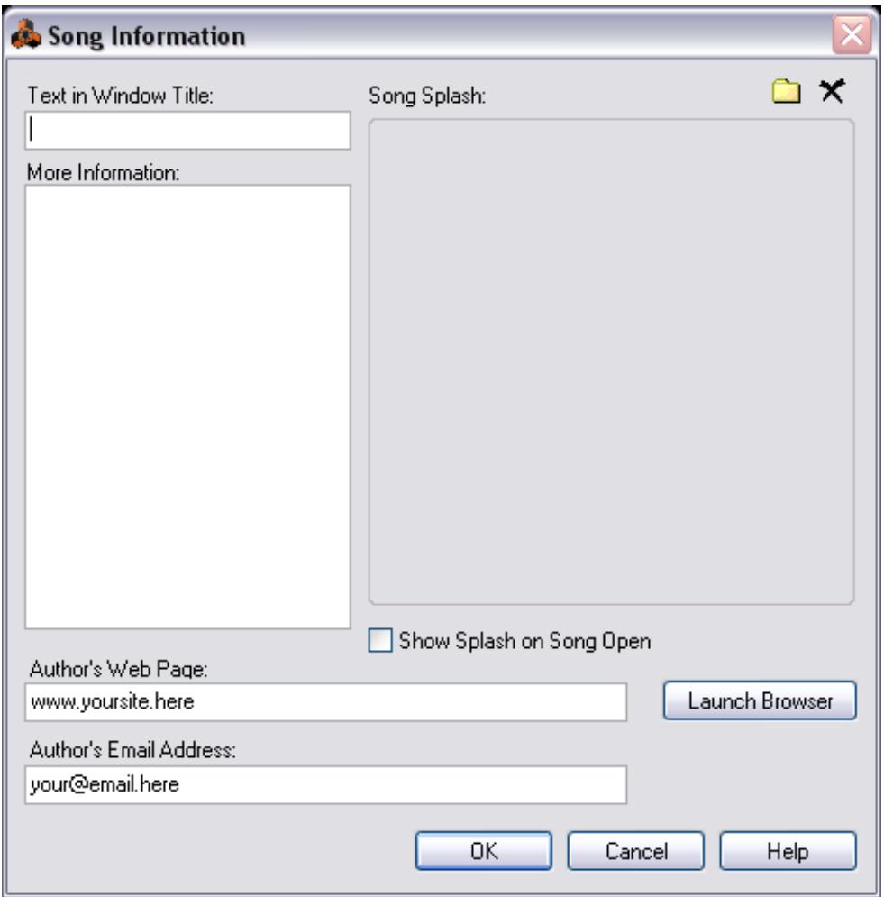 PROPELLERHEAD REASON 3.0 - Song Information… - 1