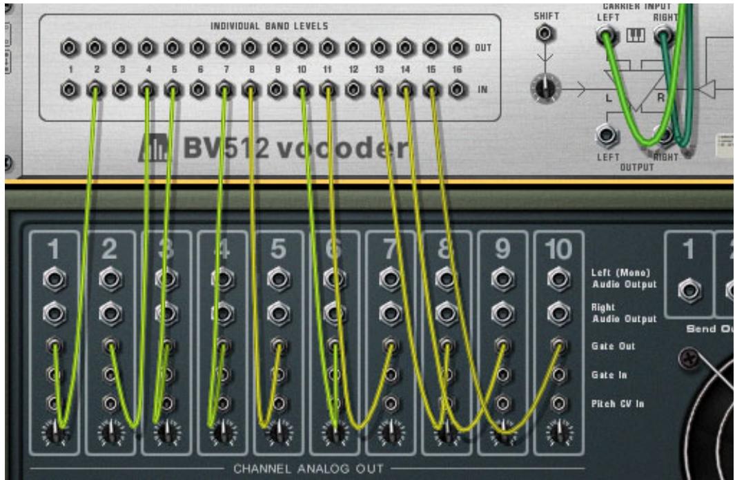 PROPELLERHEAD REASON 3.0 - Contrôle des bandes de vocodeur par une source externe - 1