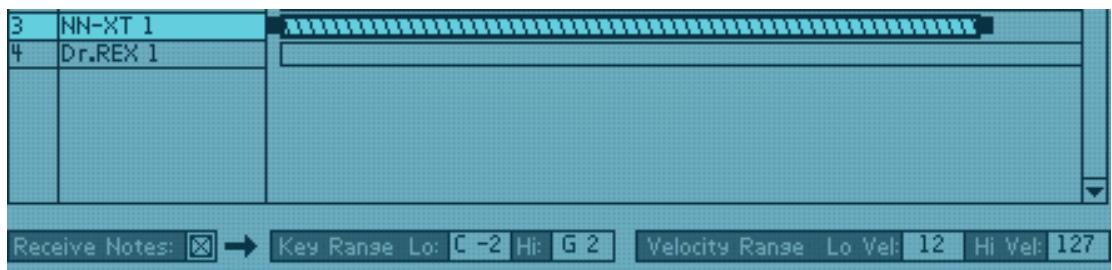 PROPELLERHEAD REASON 3.0 - Plage de vélocité totale et partielle - 1