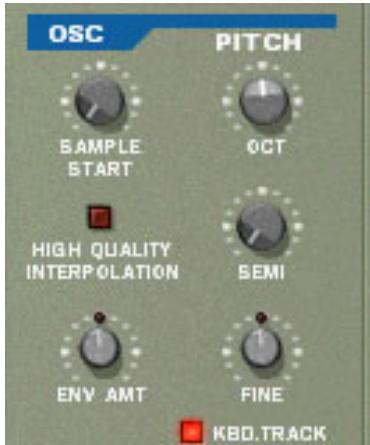 PROPELLERHEAD REASON 3.0 - Section des oscillateurs OSC - 1
