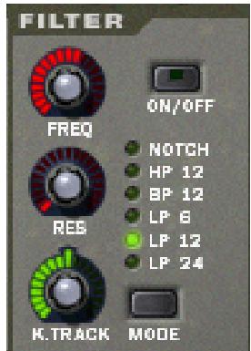 PROPELLERHEAD REASON 3.0 - Filtre - 1