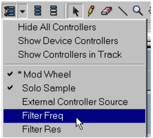 PROPELLERHEAD REASON 3.0 - Afficher et masquer les contrôleurs - 1