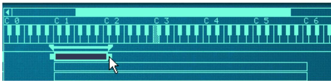 PROPELLERHEAD REASON 3.0 - Au moyen des poignées gauche et croite des zones - 2