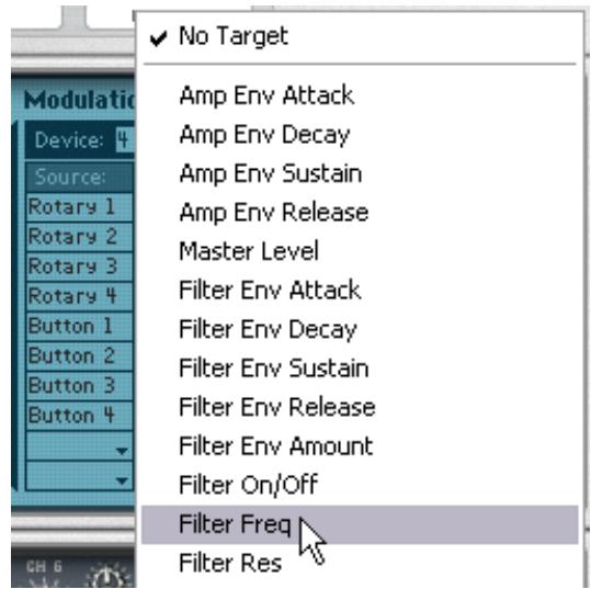 PROPELLERHEAD REASON 3.0 - Assigner des paramètres à un contrôleur virtuel - 2