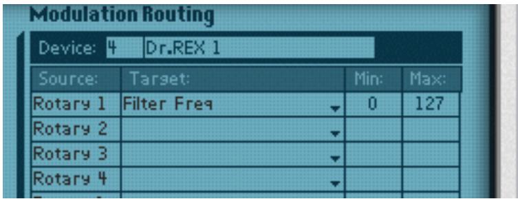 PROPELLERHEAD REASON 3.0 - Assigner des paramètres à un contrôleur virtuel - 3