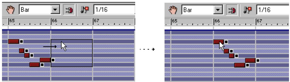 PROPELLERHEAD REASON 3.0 - Déplacer des notes - 1