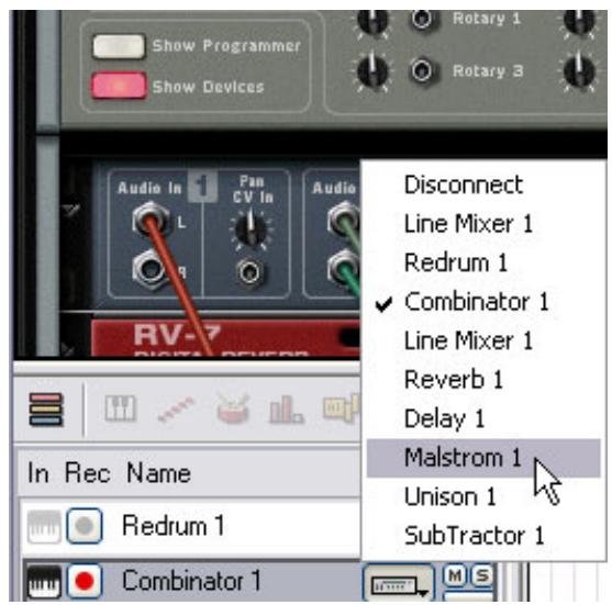 PROPELLERHEAD REASON 3.0 - Jouer les Combis avec les pistes du séquenceur - 1