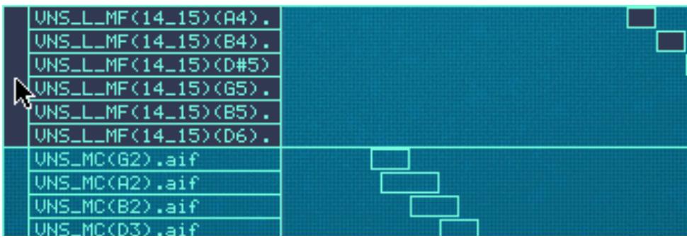 PROPELLERHEAD REASON 3.0 - Sélection de toutes les zones d'un groupe - 2