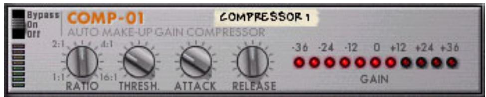 PROPELLERHEAD REASON 3.0 - COMP-01 Compresseur à gain de sortie automatique - 1