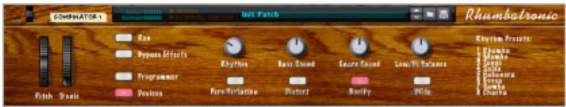 PROPELLERHEAD REASON 3.0 - Changer l'apparence du panneau de contrôle - 1