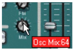 PROPELLERHEAD REASON 3.0 - Potentiomètre Osc Mix - 1