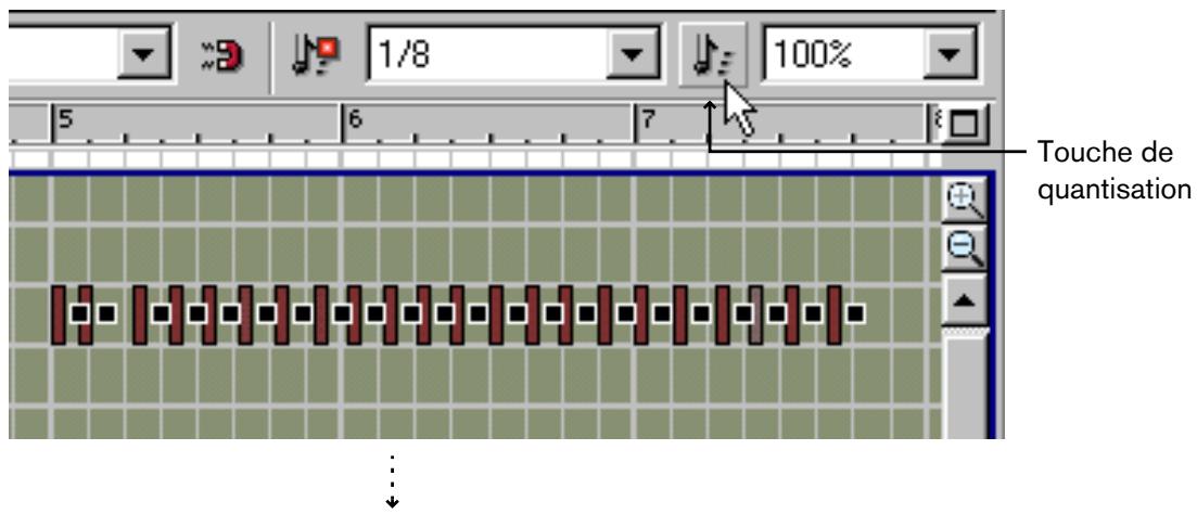 PROPELLERHEAD REASON 3.0 - Appliquer la quantisation - 3