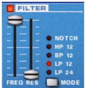 PROPELLERHEAD REASON 3.0 - Section du filtré - 1