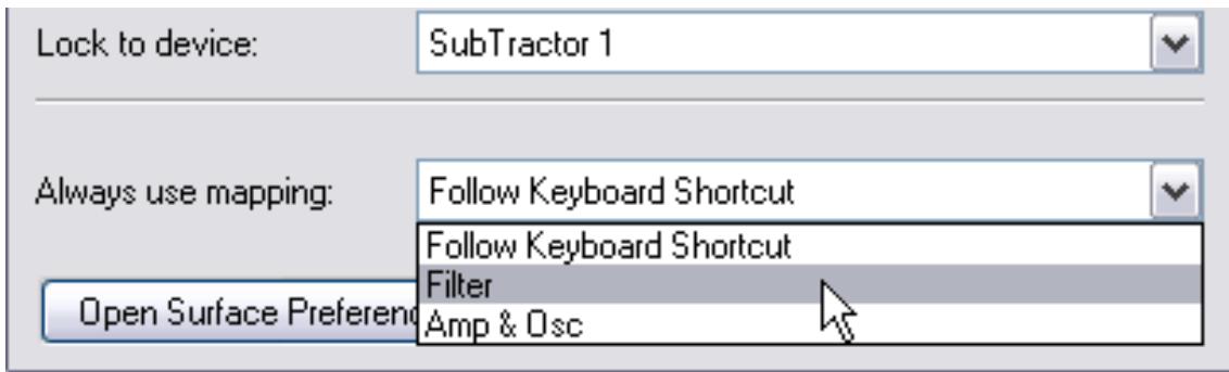 PROPELLERHEAD REASON 3.0 - Utiliser la boite de dialogue "Surface Locking" - 4