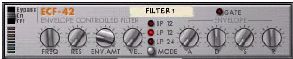 PROPELLERHEAD REASON 3.0 - ECF-42 Filtre à enveloppe - 1