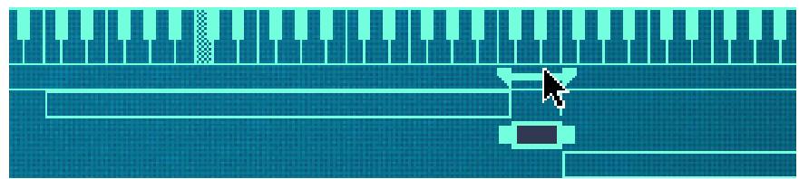PROPELLERHEAD REASON 3.0 - Déplacement de zones à l'aide de la barre de tessiture - 2