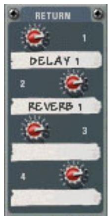 PROPELLERHEAD REASON 3.0 - Section des retours auxiliaires - 1