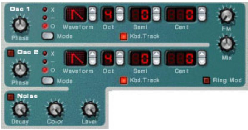 PROPELLERHEAD REASON 3.0 - Section des oscillateurs - 1