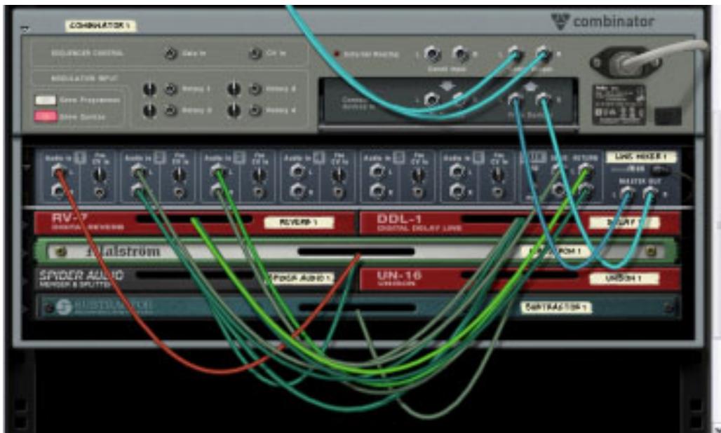 PROPELLERHEAD REASON 3.0 - Comment éviter le recours au câblage externe ? - 1