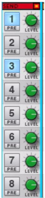 PROPELLERHEAD RECORD 1.5 - Section Départs d'effets - 1