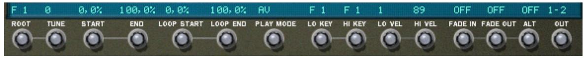 PROPELLERHEAD RECORD 1.5 - Paramètres du sample - 1