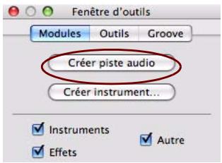 PROPELLERHEAD RECORD 1.5 - Création d'une piste audio - 2