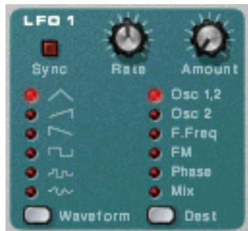 PROPELLERHEAD RECORD 1.5 - Section LFO - 1