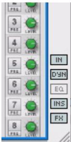 PROPELLERHEAD RECORD 1.5 - Affichage et masquage des sections de bande de canal - 2