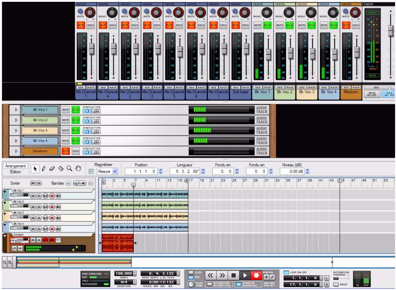 PROPELLERHEAD RECORD 1.5 - Enregistrement du mix final de plusieurs pistes audio - 4