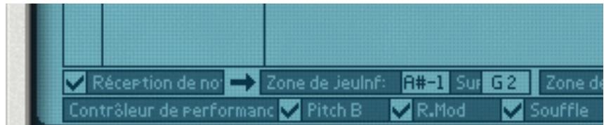 PROPELLERHEAD RECORD 1.5 - A propos de cases Réception de notes/Contrôleur de performance - 1
