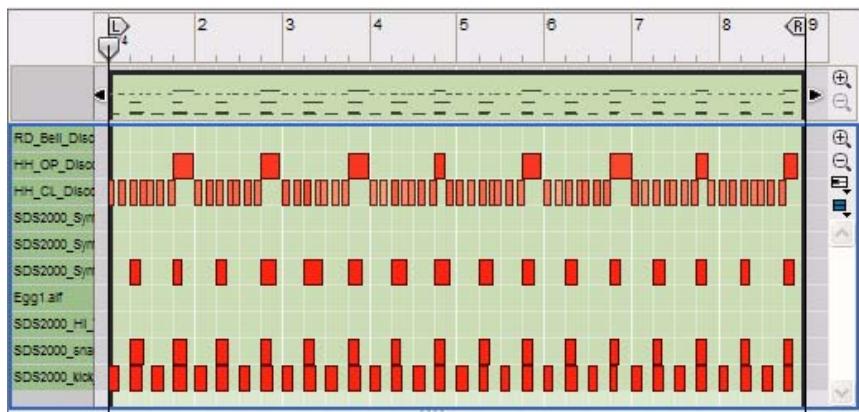 PROPELLERHEAD RECORD 1.5 - Mode Édition de la batterie - 1
