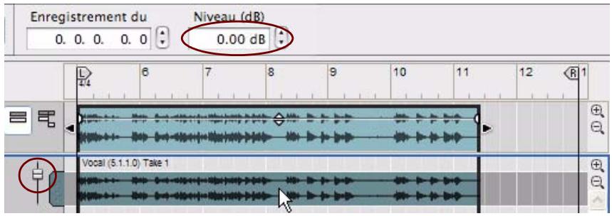PROPELLERHEAD RECORD 1.5 - Ajustement du niveau de la ligne de comp - 1