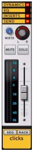 PROPELLERHEAD RECORD 1.5 - Coloration des canaux de mixeur - 1