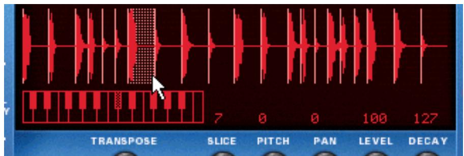 PROPELLERHEAD RECORD 1.5 - Sélectionner les coupes - 1