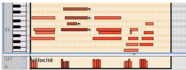 PROPELLERHEAD RECORD 1.5 - Sélection de notes - 2
