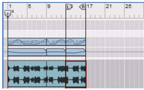 PROPELLERHEAD RECORD 1.5 - À propos de la suppression des mesures contenant des enregistrements audio - 2