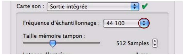 PROPELLERHEAD RECORD 1.5 - Réglages de la fréquence d'échantillonnage pour l'enregistrement et la lecture - 1