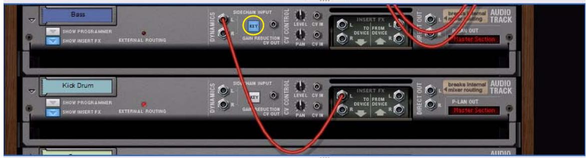 PROPELLERHEAD RECORD 1.5 - Point d'insertion de compression à partir d'un canal externe - 2