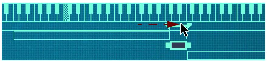 PROPELLERHEAD RECORD 1.5 - Déplacer les zones en déplaçant la barre - 2
