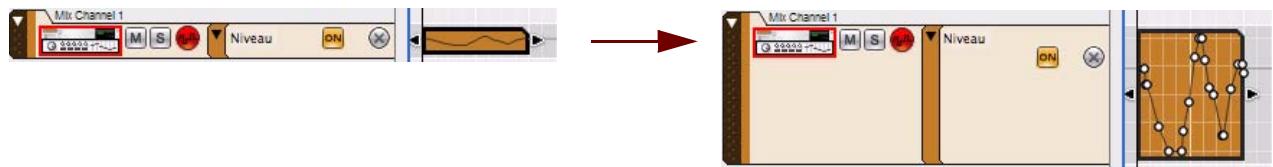 PROPELLERHEAD RECORD 1.5 - Ouvrir un clip d'automation de paramètre pour l'édition - 1