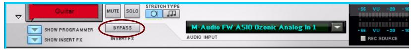 PROPELLERHEAD RECORD 1.5 - Court-circuit des Inserts d'effets - 2