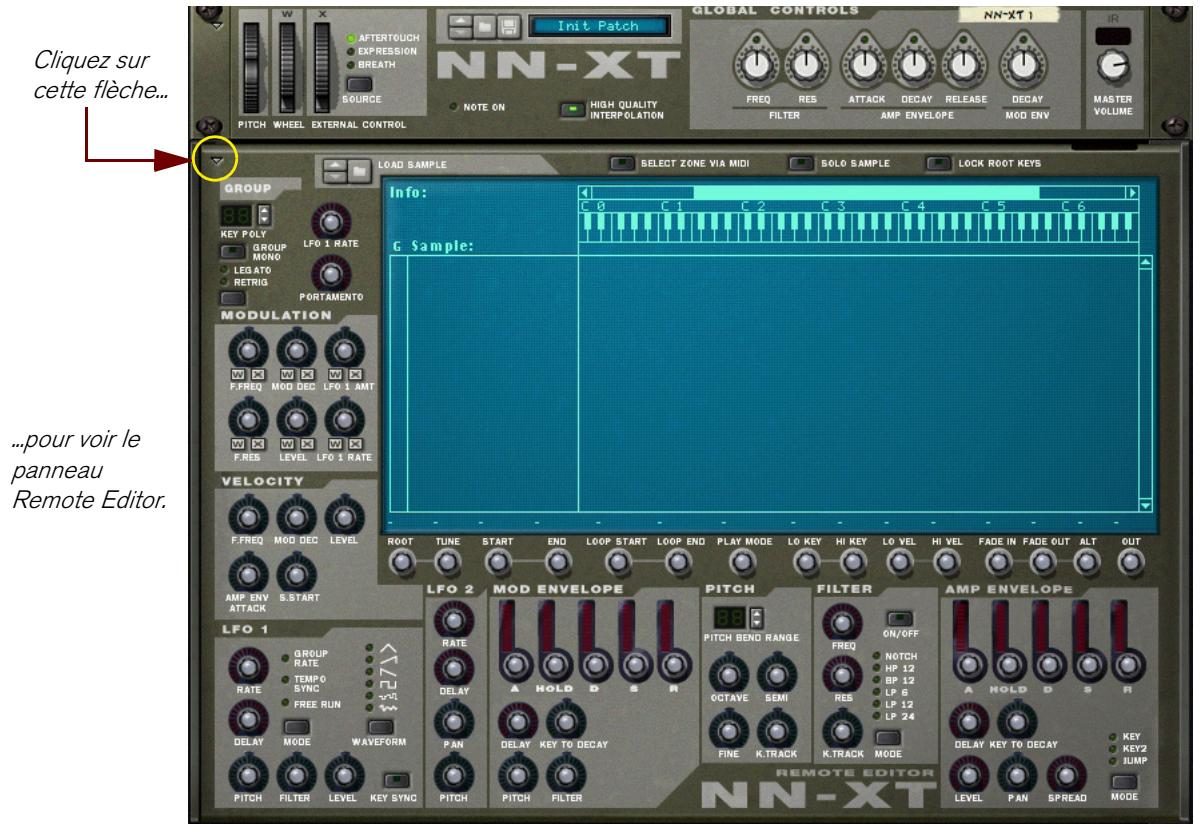PROPELLERHEAD RECORD 1.5 - Le panneau Remote Editor - 1
