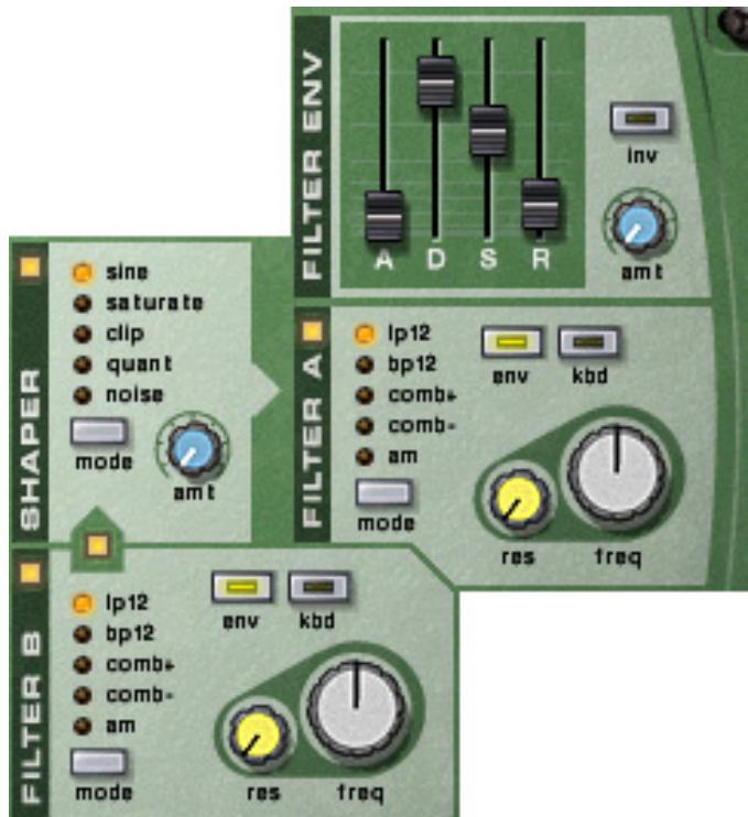 PROPELLERHEAD RECORD 1.5 - La section filtre - 1