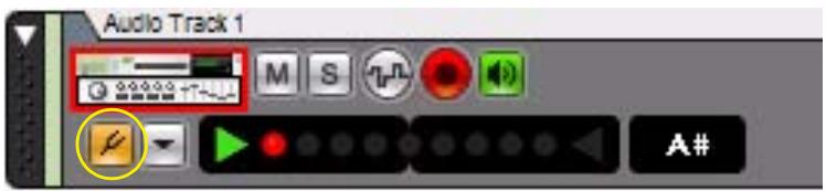 PROPELLERHEAD RECORD 1.5 - - Bouton d'activation de l'accordeur - 1