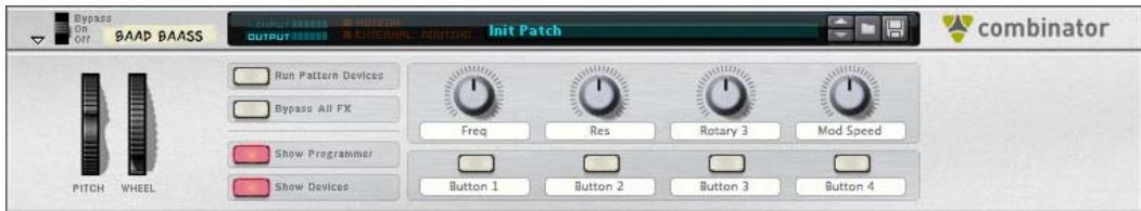 PROPELLERHEAD RECORD 1.5 - Eléments du Combinator - 1