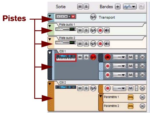 PROPELLERHEAD RECORD 1.5 - Aperçu des pistes - 1