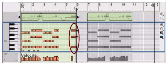 PROPELLERHEAD RECORD 1.5 - Collage d'événements en dehors d'un clip ouvert - 3